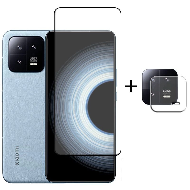 Cristal Templado Xiaomi 13 y Pro Negro