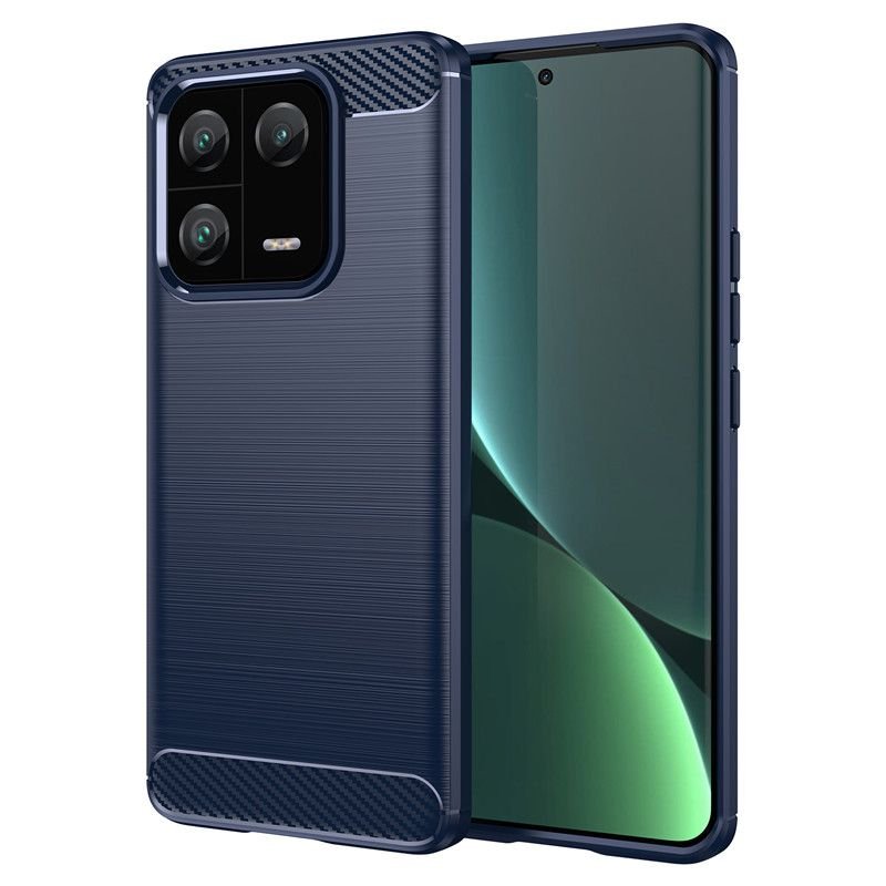 Funda Xiaomi 13 y Pro Gel Carbono 3D Navy.