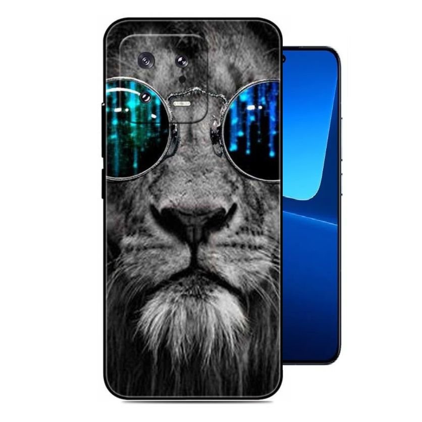 Funda silicona Xiaomi 13 y Pro Leon con gafas
