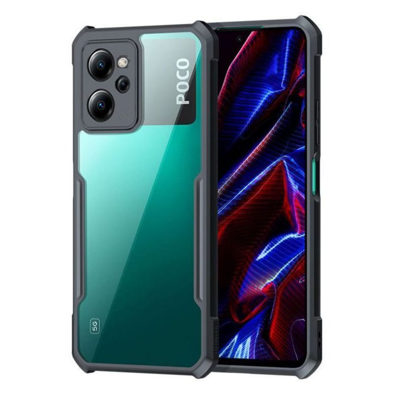 Funda Hibrida Poco X5 Pro 5G Dual Azul