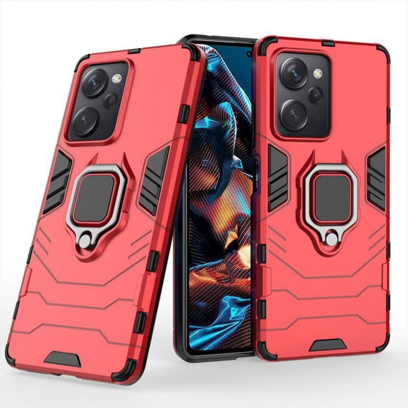 Funda Poco X5 Pro 5G Anti Golpes Roja