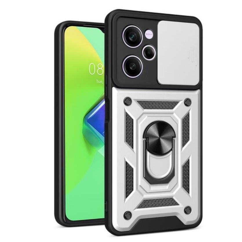 Funda Poco X5 Pro 5G Shock Resistante Gris