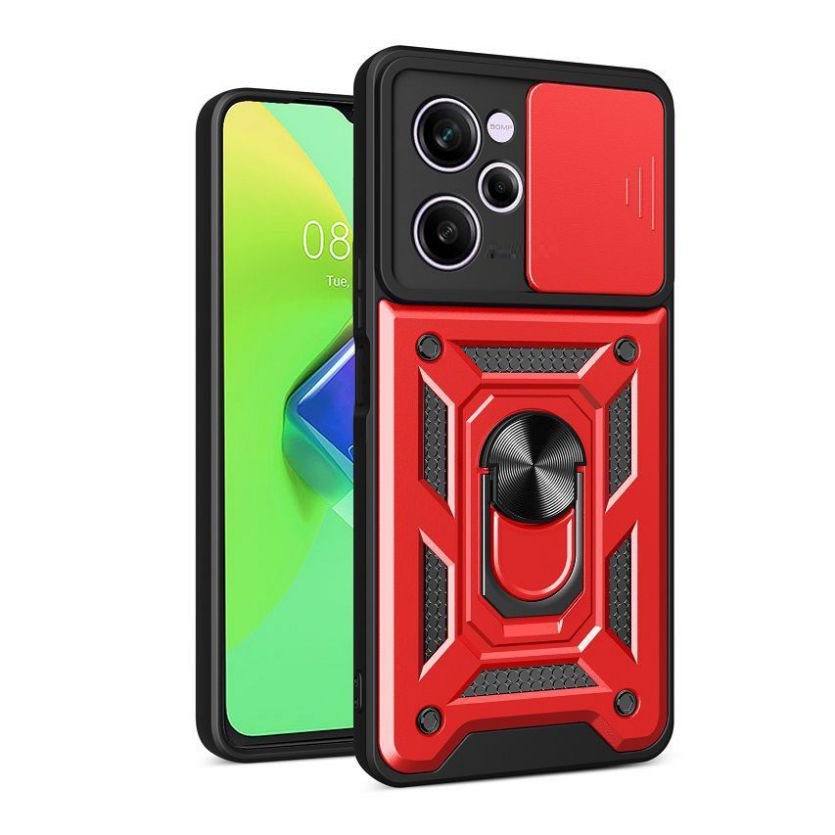 Funda Poco X5 Pro 5G Shock Resistante Rojo