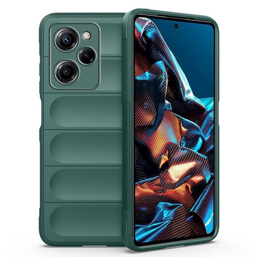 Funda silicona Poco X5 Pro 5G Michelin Verde