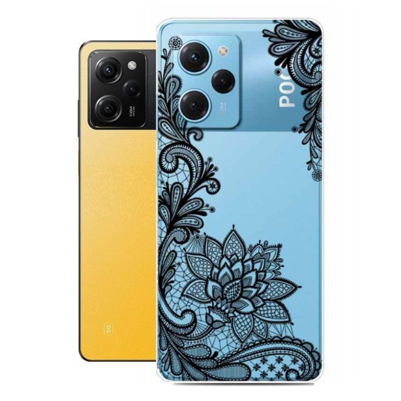 Funda Poco X5 Pro 5G Gel Dibujo Dentelles