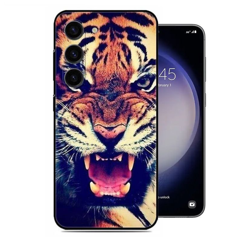 Funda Samsung Galaxy S23 o S23 Plus Dibujo Felino