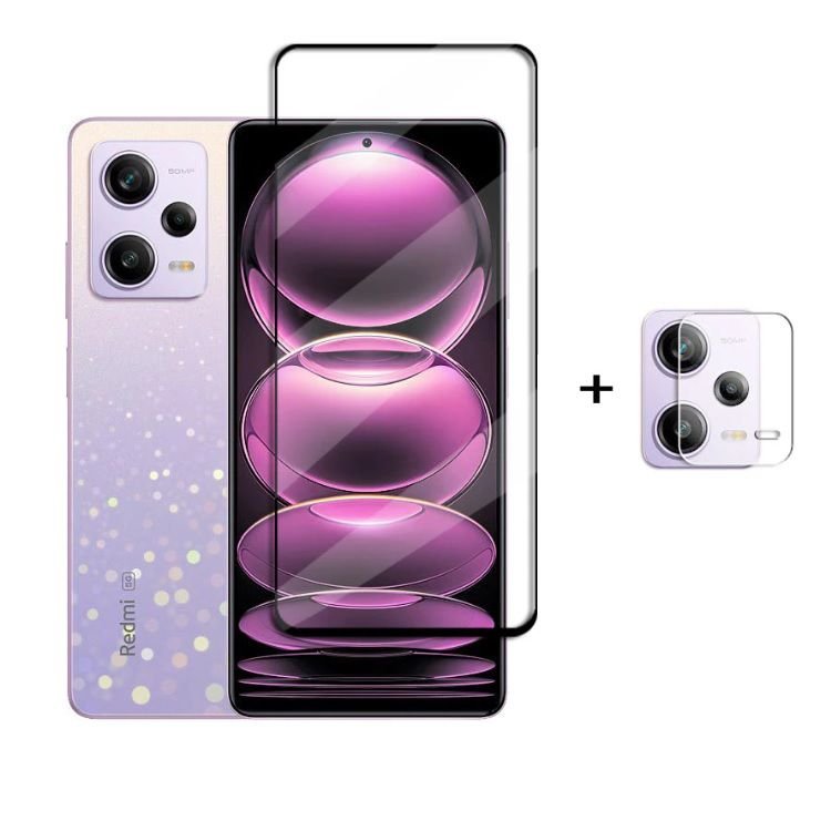 Protector Cristal Templado Xiaomi Redmi Note 12 Pro 5G Negro