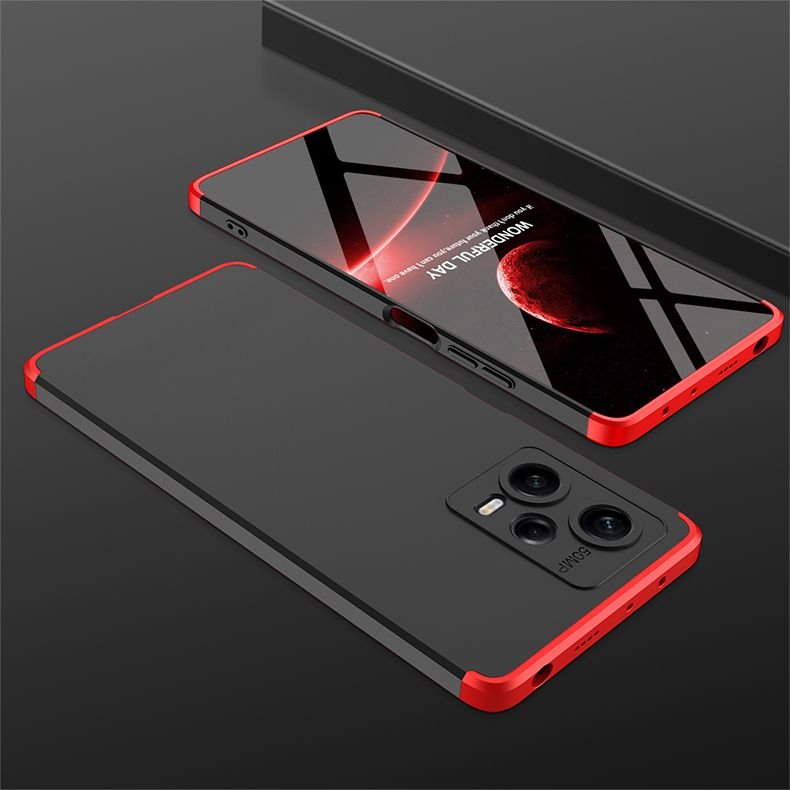 Funda 360 Xiaomi Redmi Note 12 Pro 5G Negra y Roja