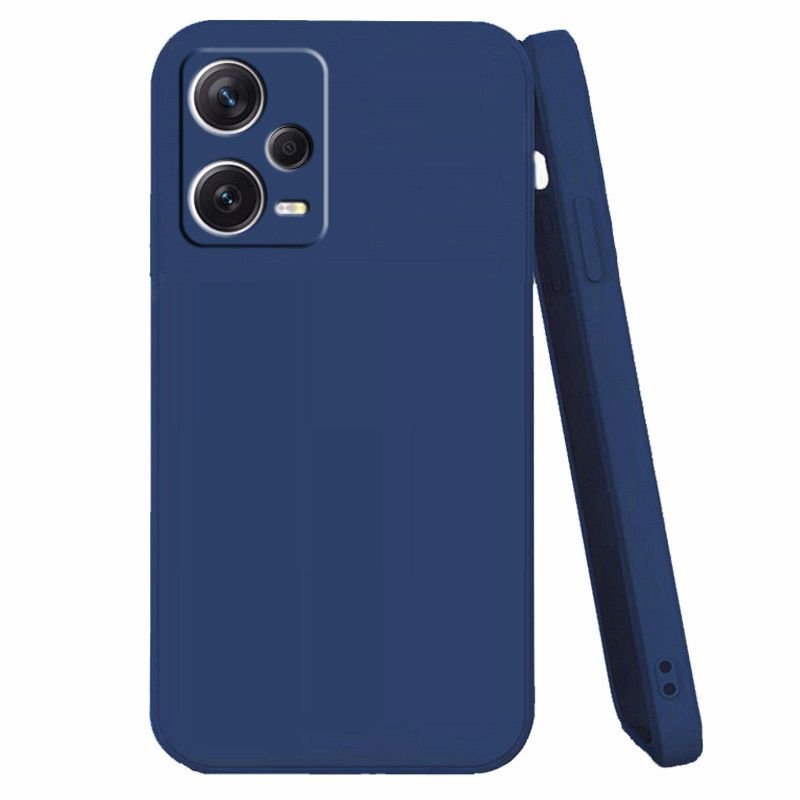 Funda silicona Redmi note 12 Pro 5G con tacto sedoso azul