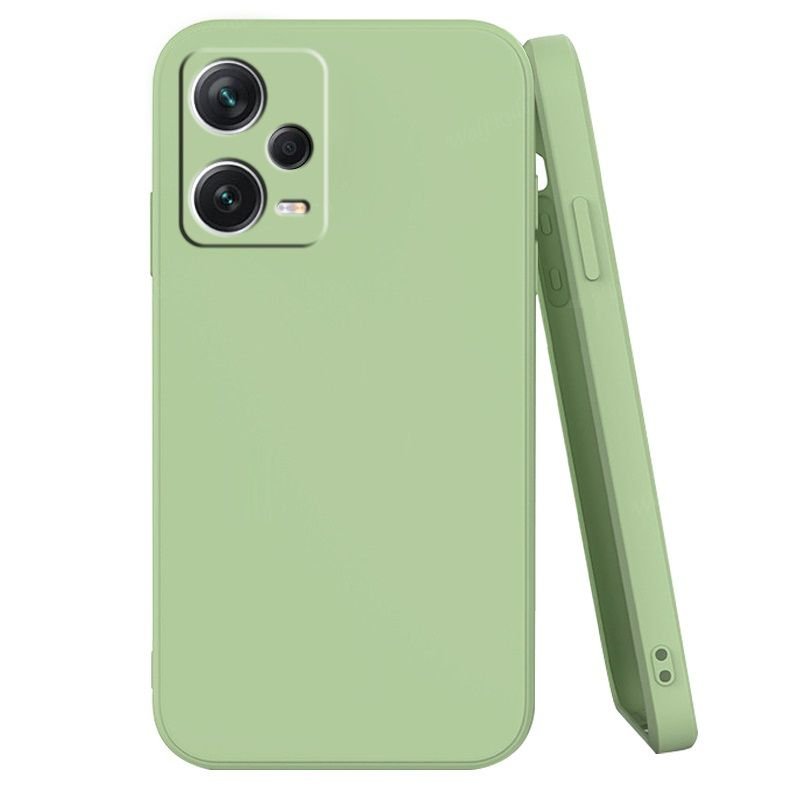 Funda silicona Redmi note 12 Pro con tacto sedoso verde