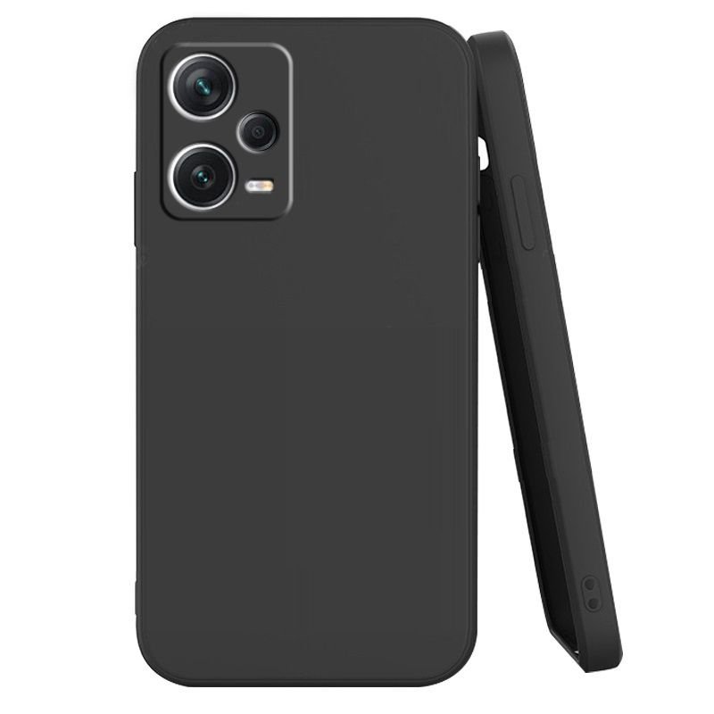 Funda silicona Redmi note 12 Pro con tacto sedoso negra