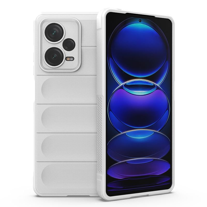 Funda Redmi note 12 Pro 5G Silicona Bubblegum Blanca