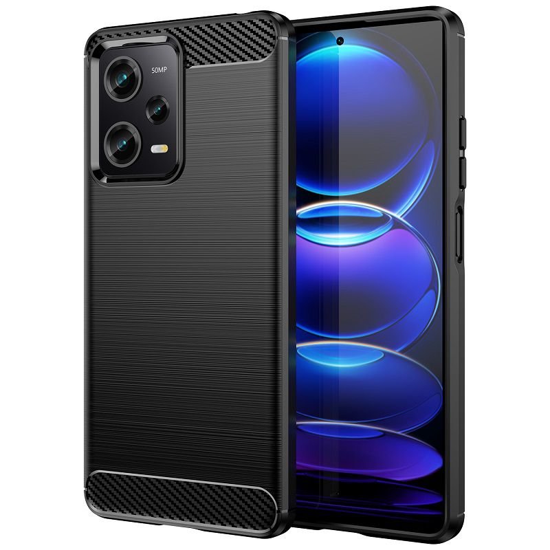Funda Redmi Note 12 PRO Silicona Carbono Negra