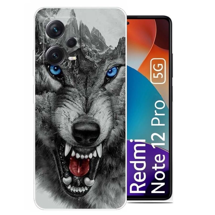 Funda Xiaomi Redmi Note 12 Pro Lobo silicona