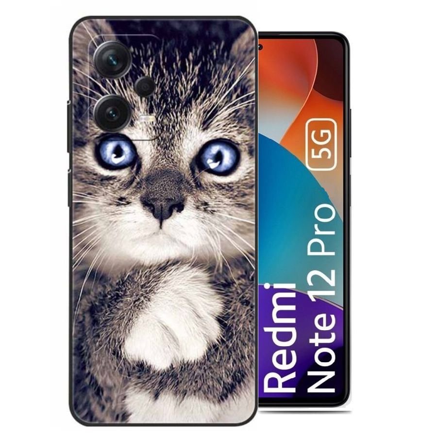 Funda Xiaomi Redmi Note 12 Pro Gatito silicona
