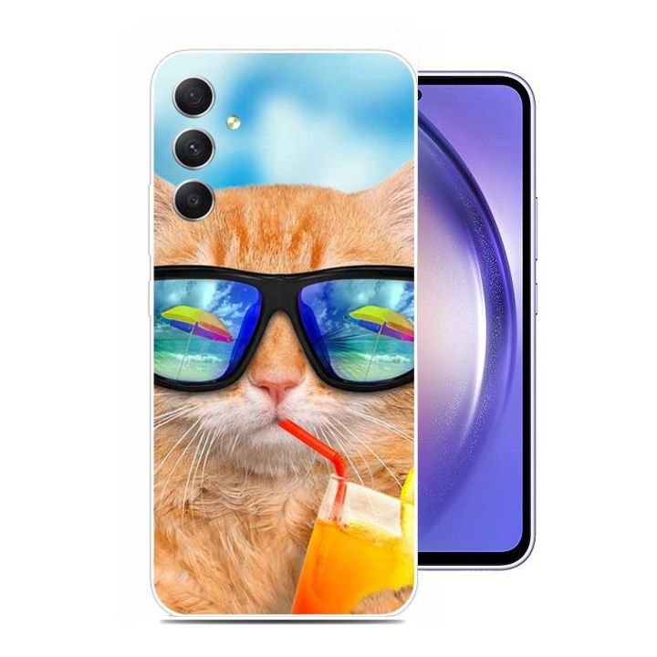 Funda Samsung Galaxy A54 5G Silicona Vacaciones