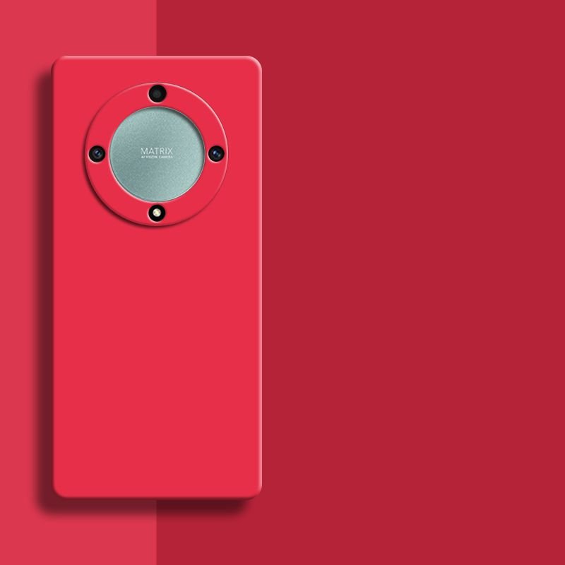 Funda Honor Magic5 Lite silicona Liquida roja