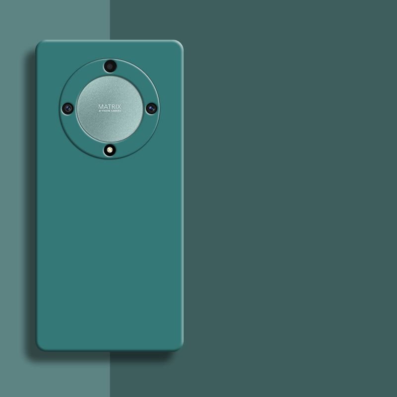 Funda Honor Magic5 Lite silicona Liquida verde