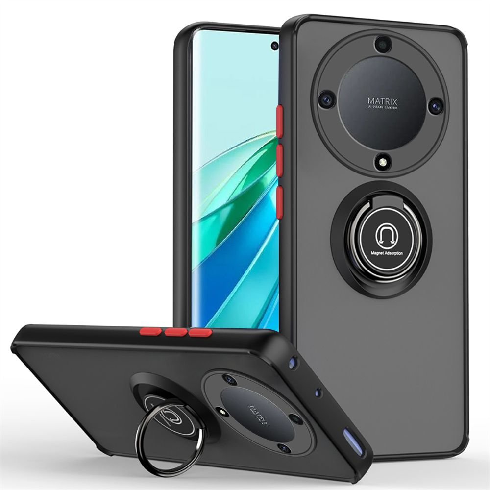 Funda Honor magic5 Lite Magnetica Hybrida Negro