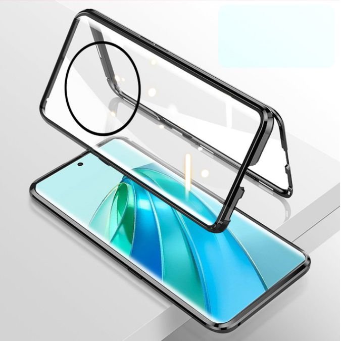 Funda Cubretodo Honor Magic5 Lite Aluminio Negra