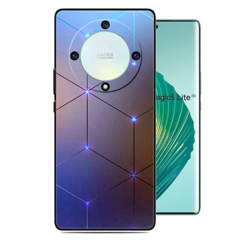 Funda Honor Magic5 Lite Gel Dibujo Laser