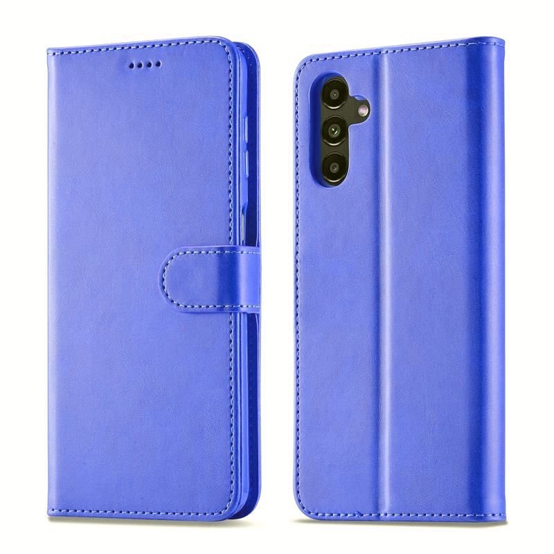 Funda Libro Samsung Galaxy A54 5G cuero Soporte Azul