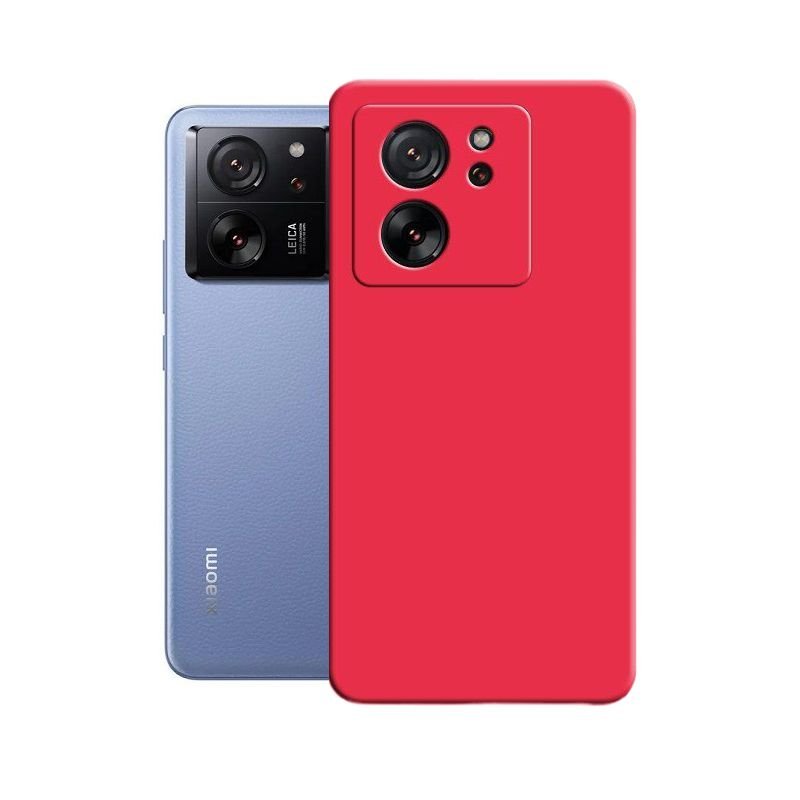 Funda Xiaomi 13T y Pro silicona roja