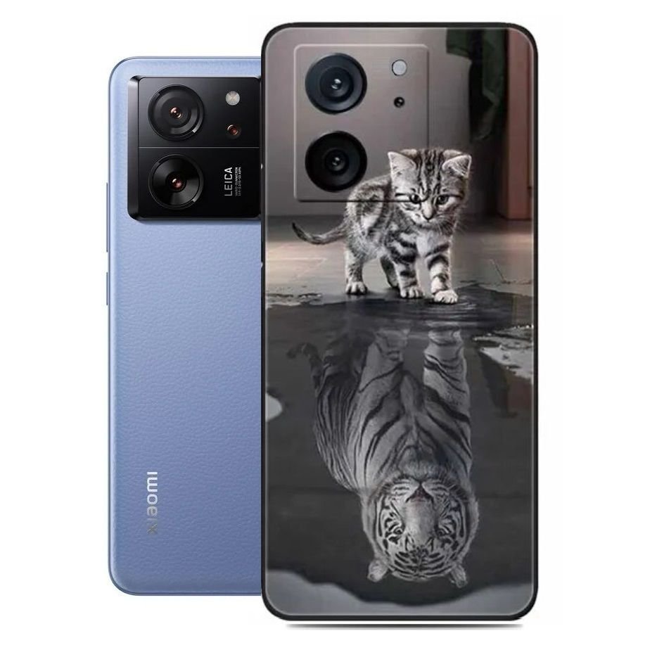 Funda silicona Xiaomi 13T y Pro Gato espejo