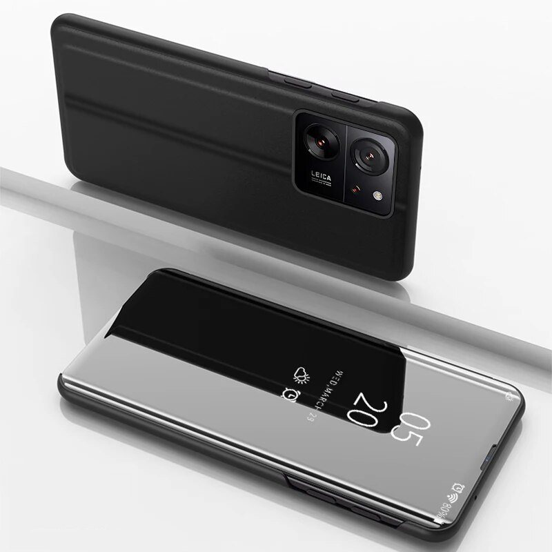 Funda con tapa Xiaomi 13T y Pro Espejo Negra