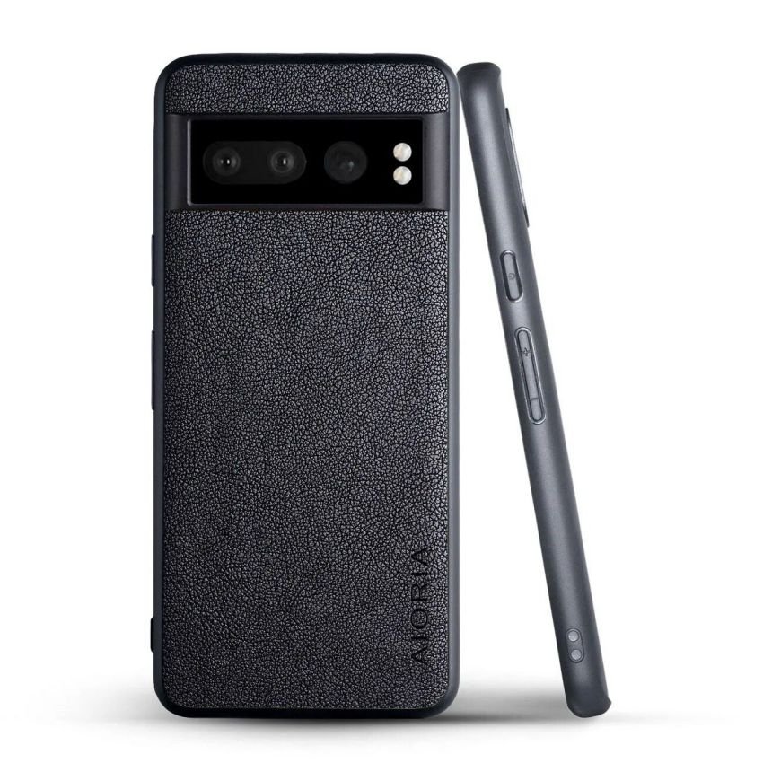 Funda Google Pixel 8 pro Cuero vegano Negra