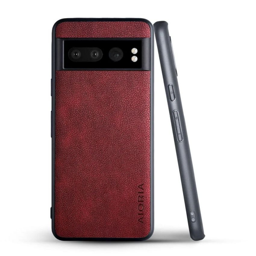 Funda Google Pixel 8 pro Cuero vegano Vino
