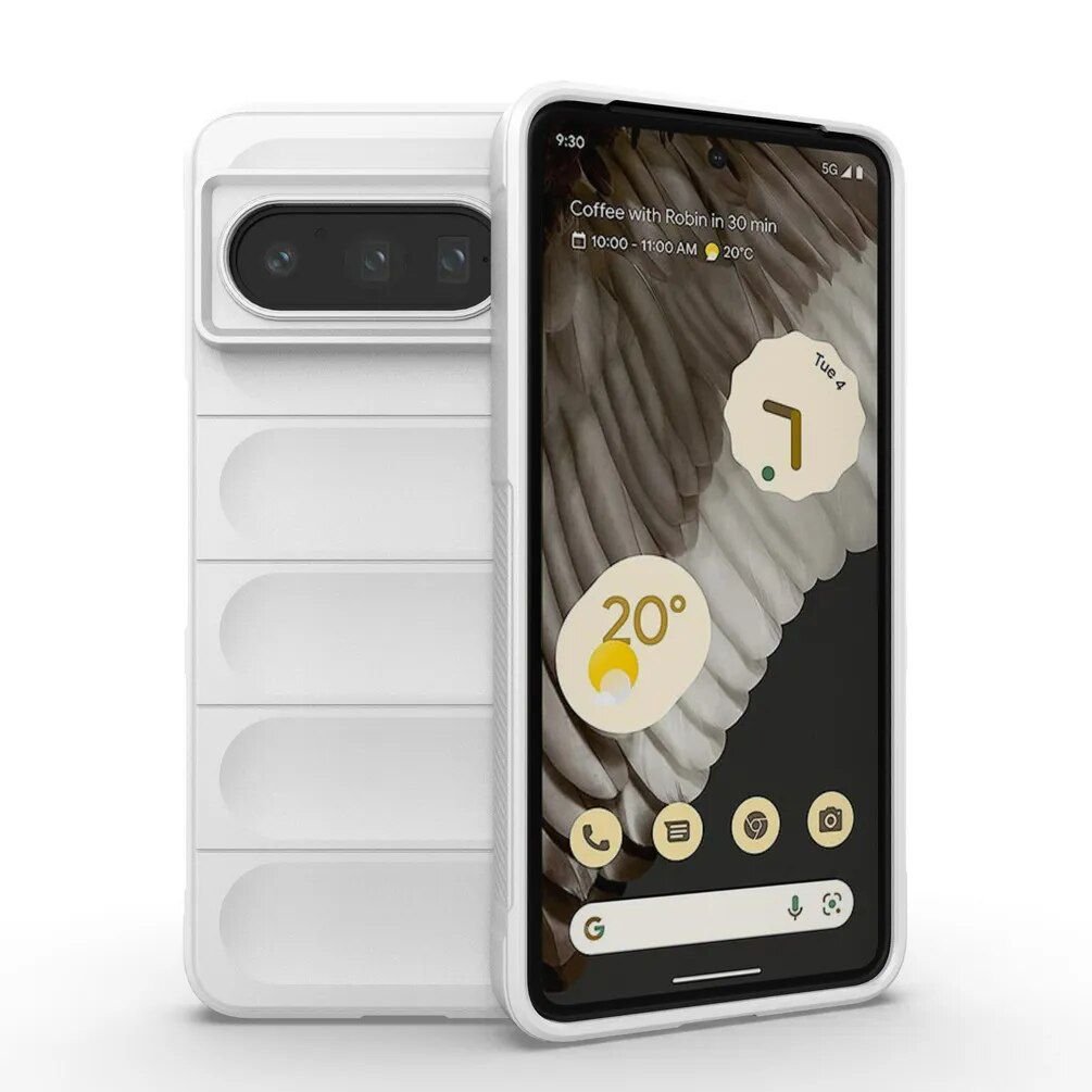 Funda Google Pixel 8 Pro Silicona Bubblegum Blanca