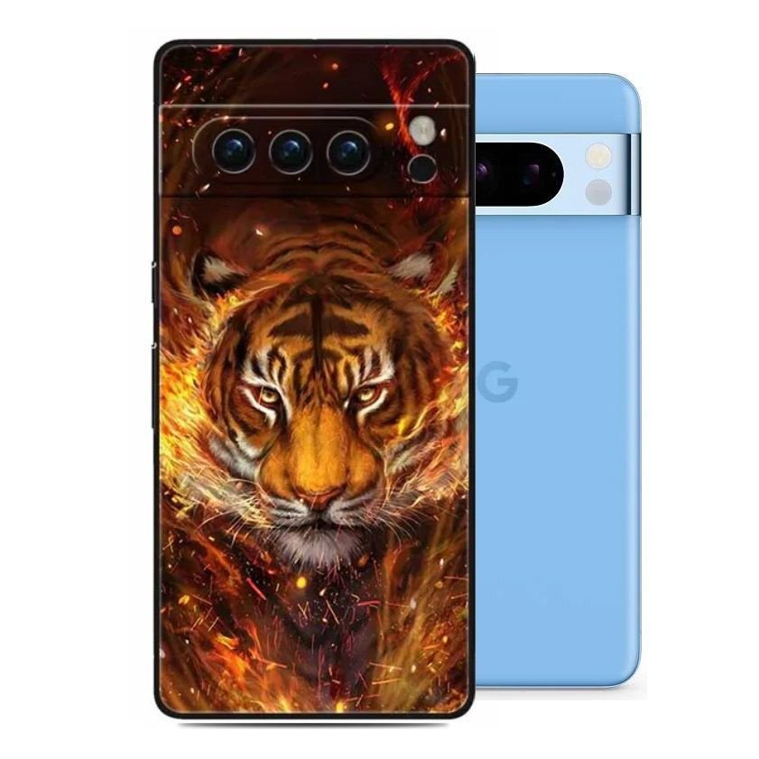 Carcasa flexible Google Pixel 8 Pro Tigre