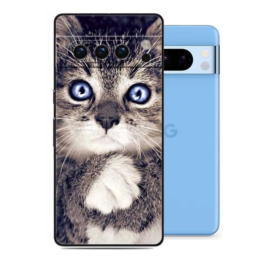 Carcasa flexible Google Pixel 8 Pro Gatito