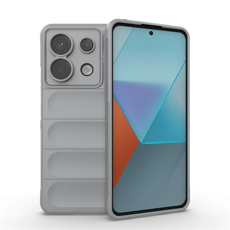 Funda Xiaomi Redmi Note 13 4G o 5G Silicona Bubblegum Gris