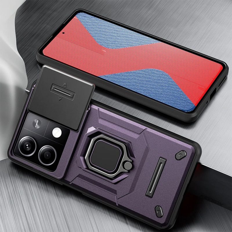 Funda Xiaomi Redmi Note 13 4G o 5G Shock Resistante Morada