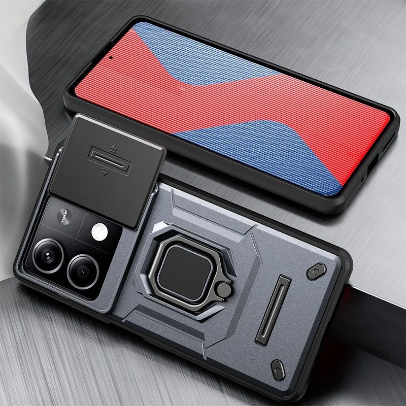 Funda Xiaomi Redmi Note 13 4G o 5G Shock Resistante Gris