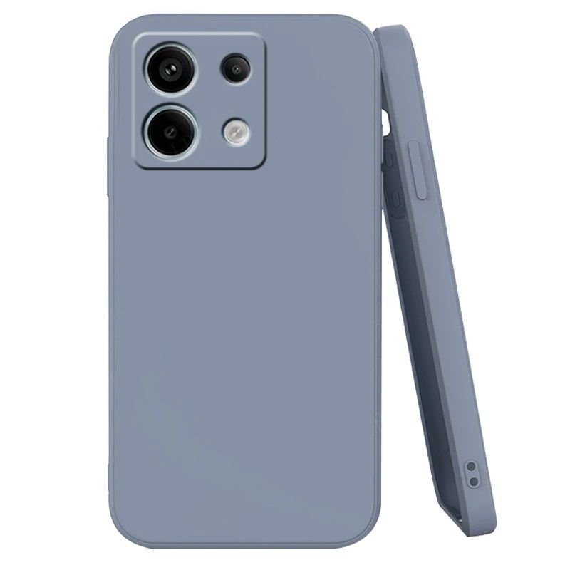 Funda silicona Redmi note 13 4G o 5G con tacto sedoso lila
