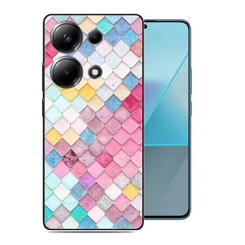 Funda silicona Xiaomi Redmi Note 13 4G o 5G Acuarella