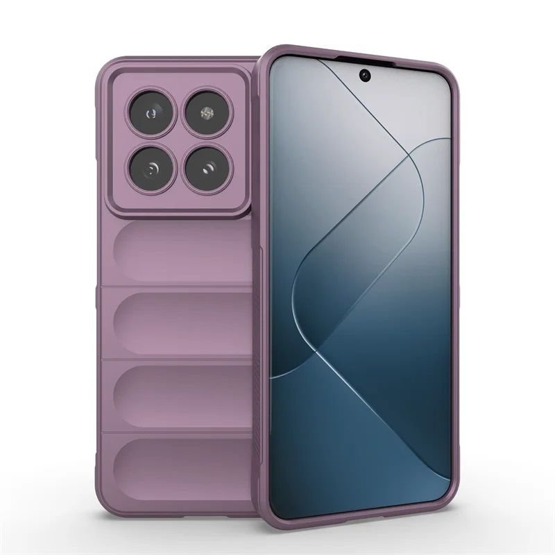 Funda Xiaomi 14 Silicona Bubblegum lila