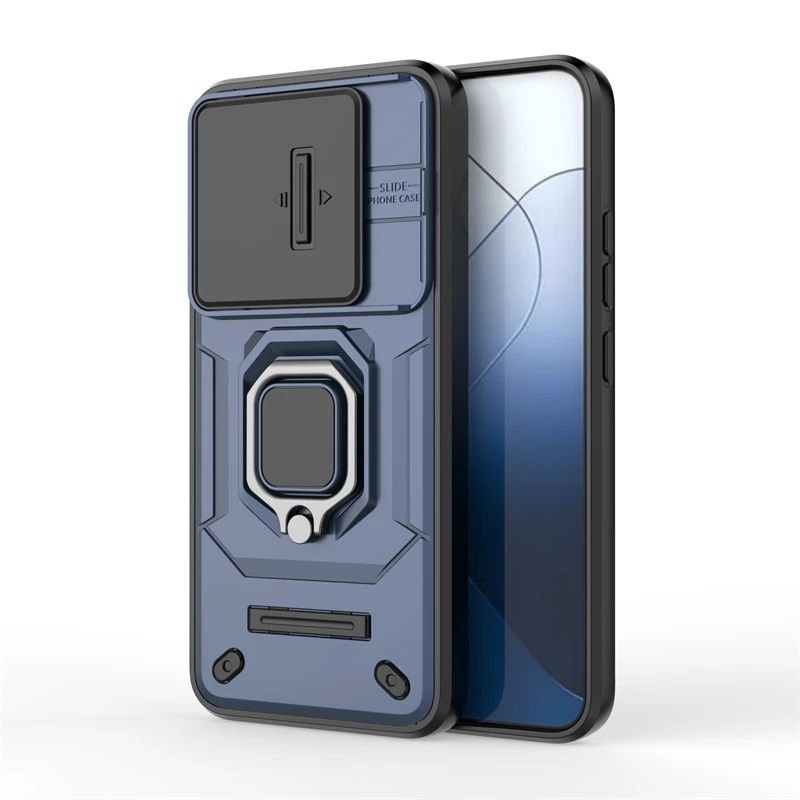 Funda Xiaomi 14 Shock con Tapa Camera Navy