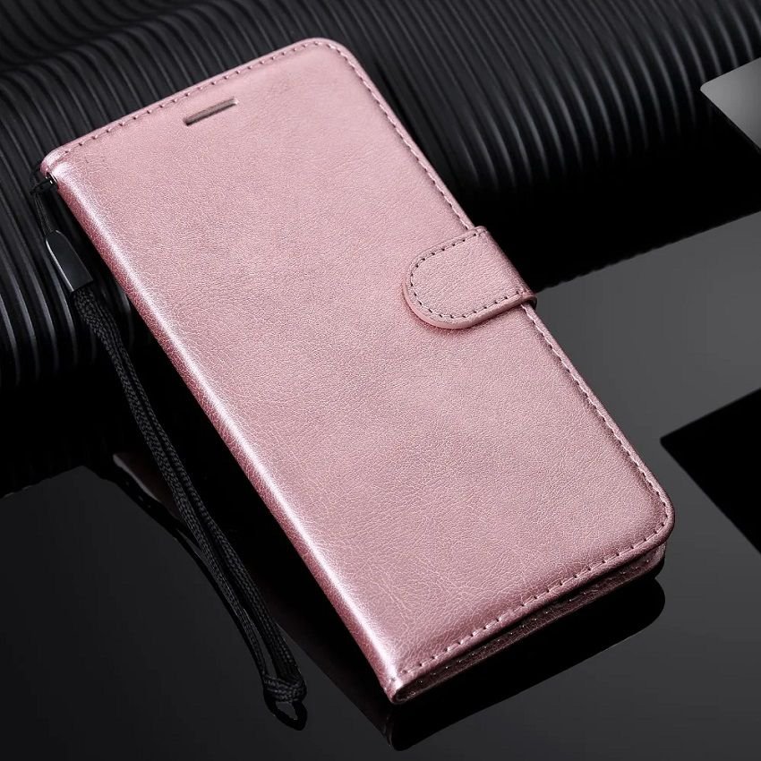 Funda Libro Xiaomi 14 Soporte Oro Rosa