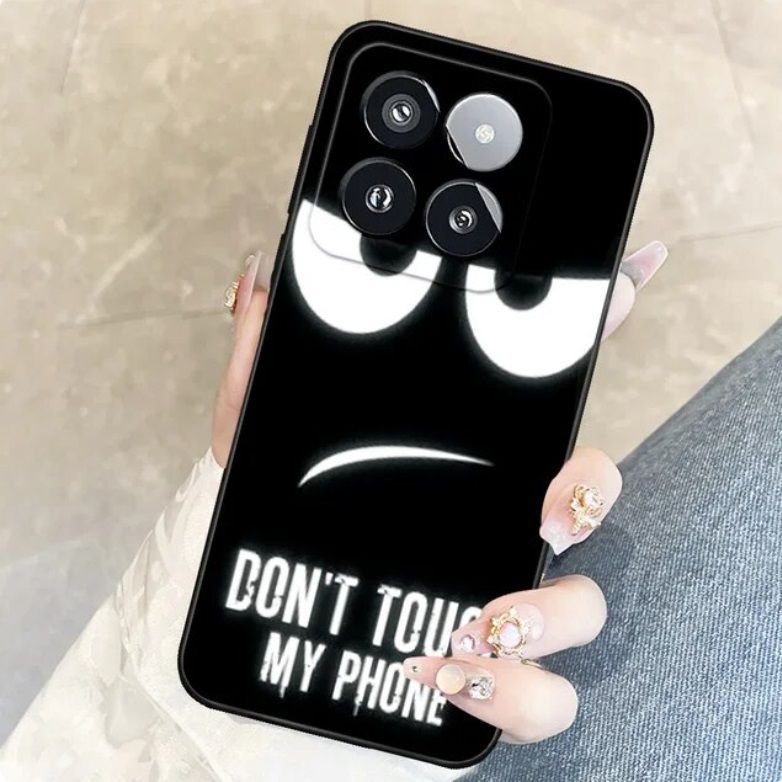 Funda silicona Xiaomi 14 Ojos