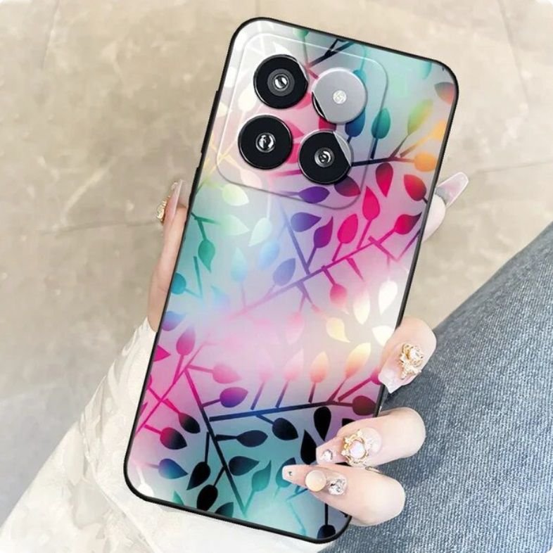 Funda silicona Xiaomi 14 Hojas