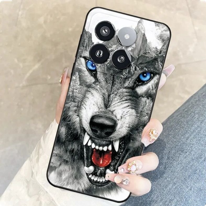 Funda silicona Xiaomi 14 Lobo