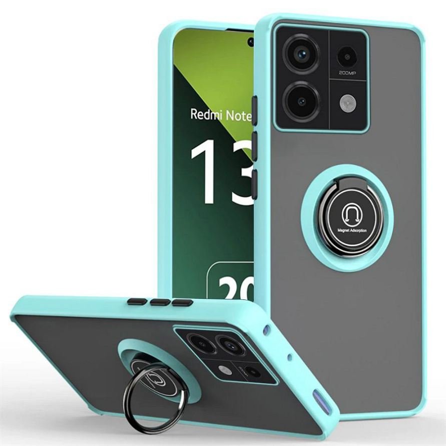 Funda Xiaomi Redmi Note 13 4G o 5G Acrilica Magnetica Turquesa