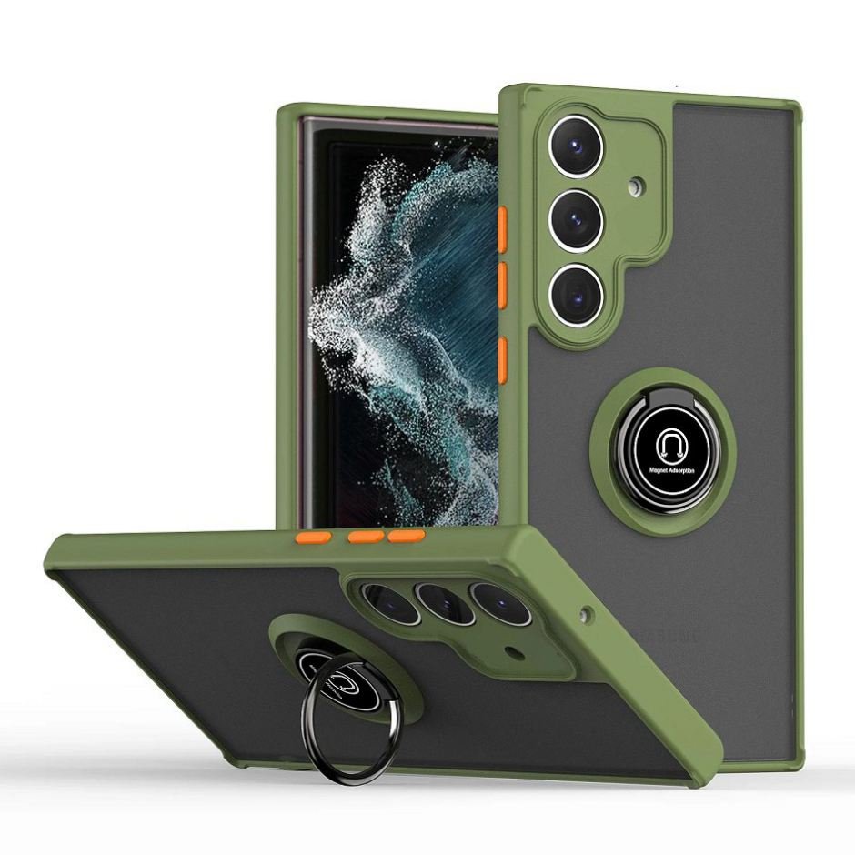 Funda Samsung Galaxy A55 5G Magnetica Hybrida Oliva