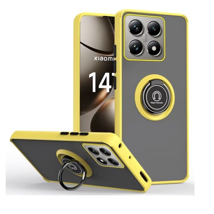 Funda Xiaomi 14T Magnetica Amarilla Optima