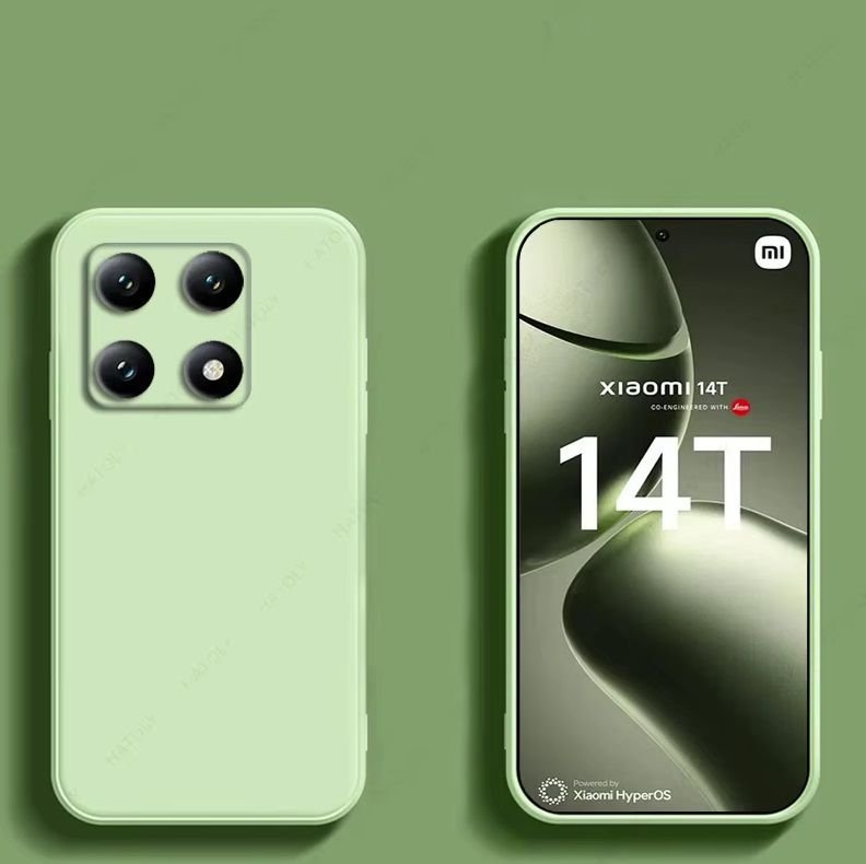 Funda silicona Xiaomi 14T con tacto sedoso laguna