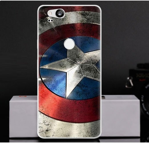 Funda Google Pixel 2 Gel Captain America